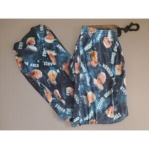 Golden Girls Pajamas Mens Medium Pant Sleep PJ Betty White Stay Golden